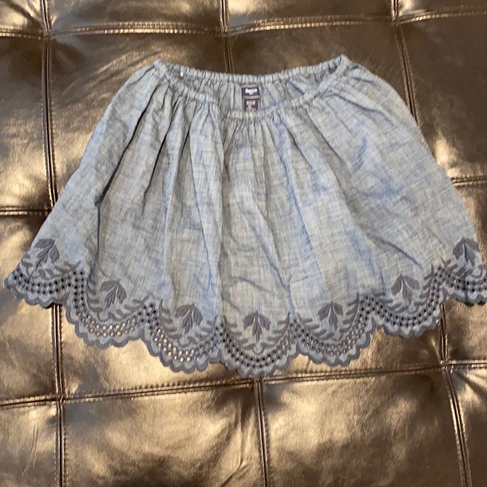 Gap Girls Eyelet Skirt Size Large
